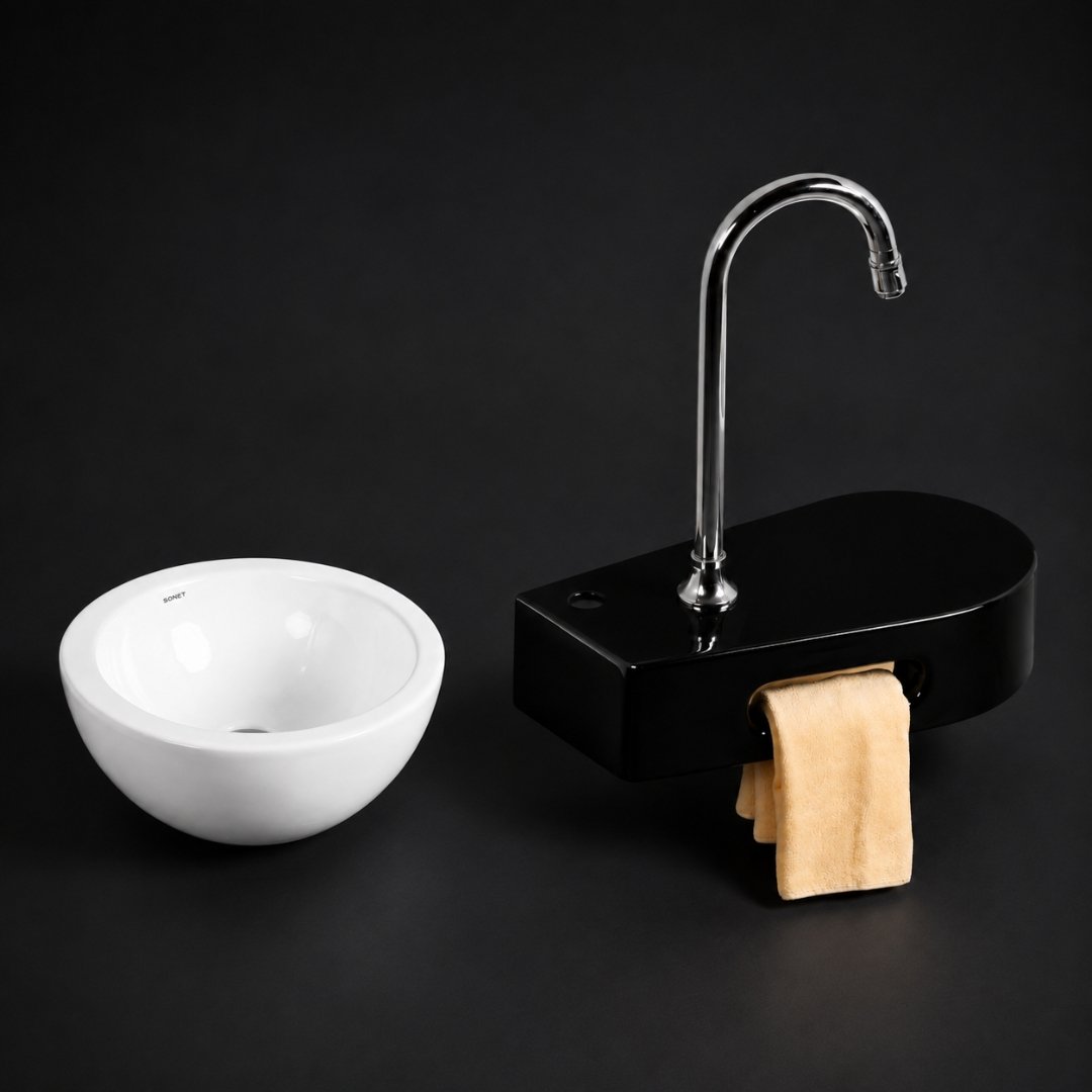 FANCY - BOWL Wall Hung Basin Wash Basin - My Home Studio